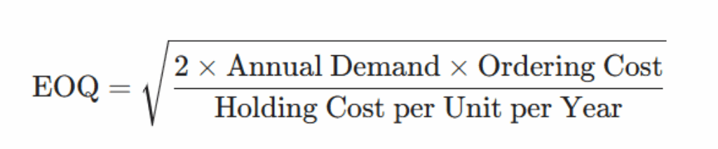 Economic Order Quantity (EOQ)