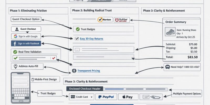 Visual Guide: The Anatomy of a High-Converting E-commerce Checkout (15 Must-Have Elements)
