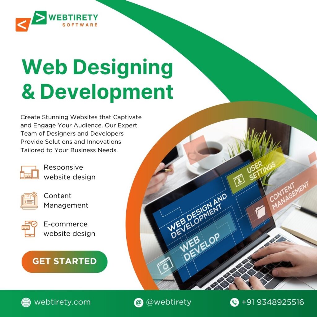 Web Development by Webtirety software